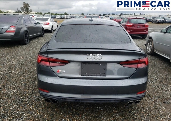 Audi S5 cena 79920 przebieg: 61661, rok produkcji 2019 z Kożuchów małe 56